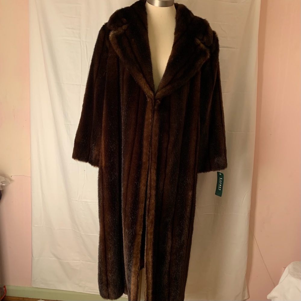 Ralph Lauren Faux Mink Coat